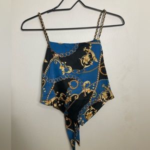 Just Polly bandana top, size small